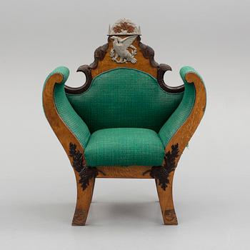 A circa 1900 armchair.