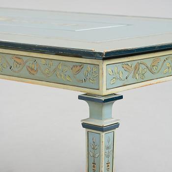 Carl Malmsten, a grand Swedish Grace dining table, cabinetmaker Albin Johansson, Stockholm, for Villa Kvikkjokk, 1927.