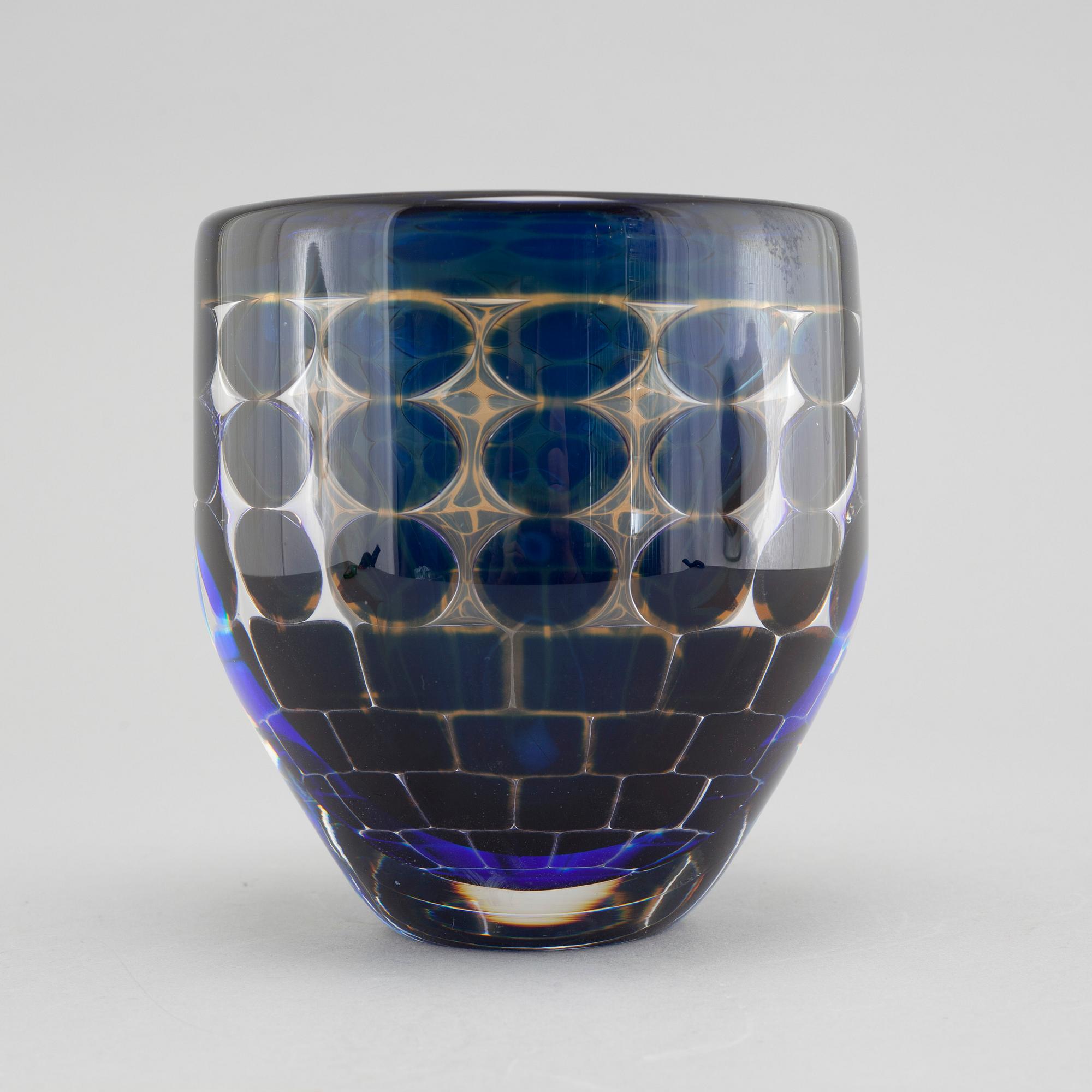 INGEBORG LUNDIN, vas, glas, "Ariel", Orrefors, 1960-tal.