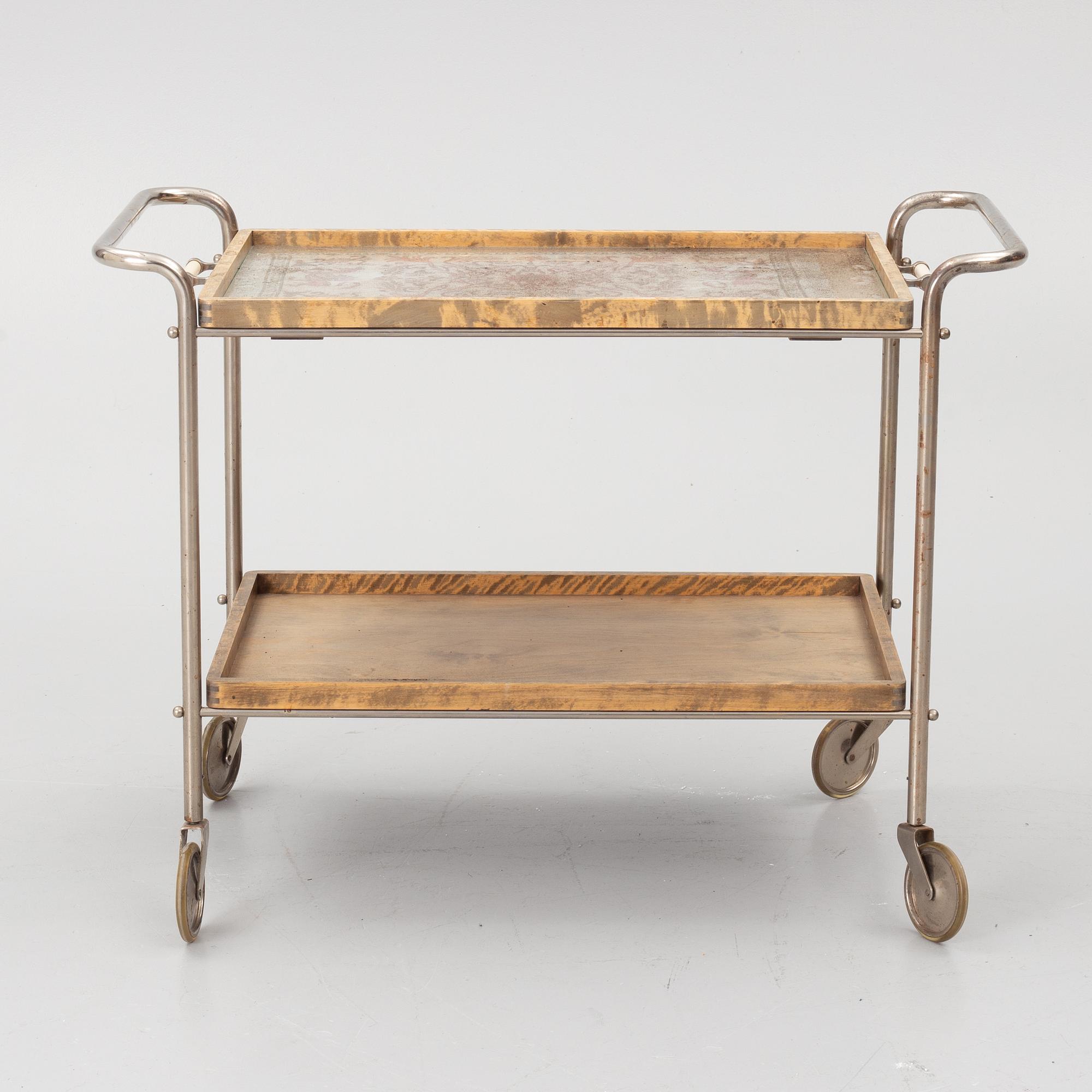 Serving trolley, Functionalist, 1930s.