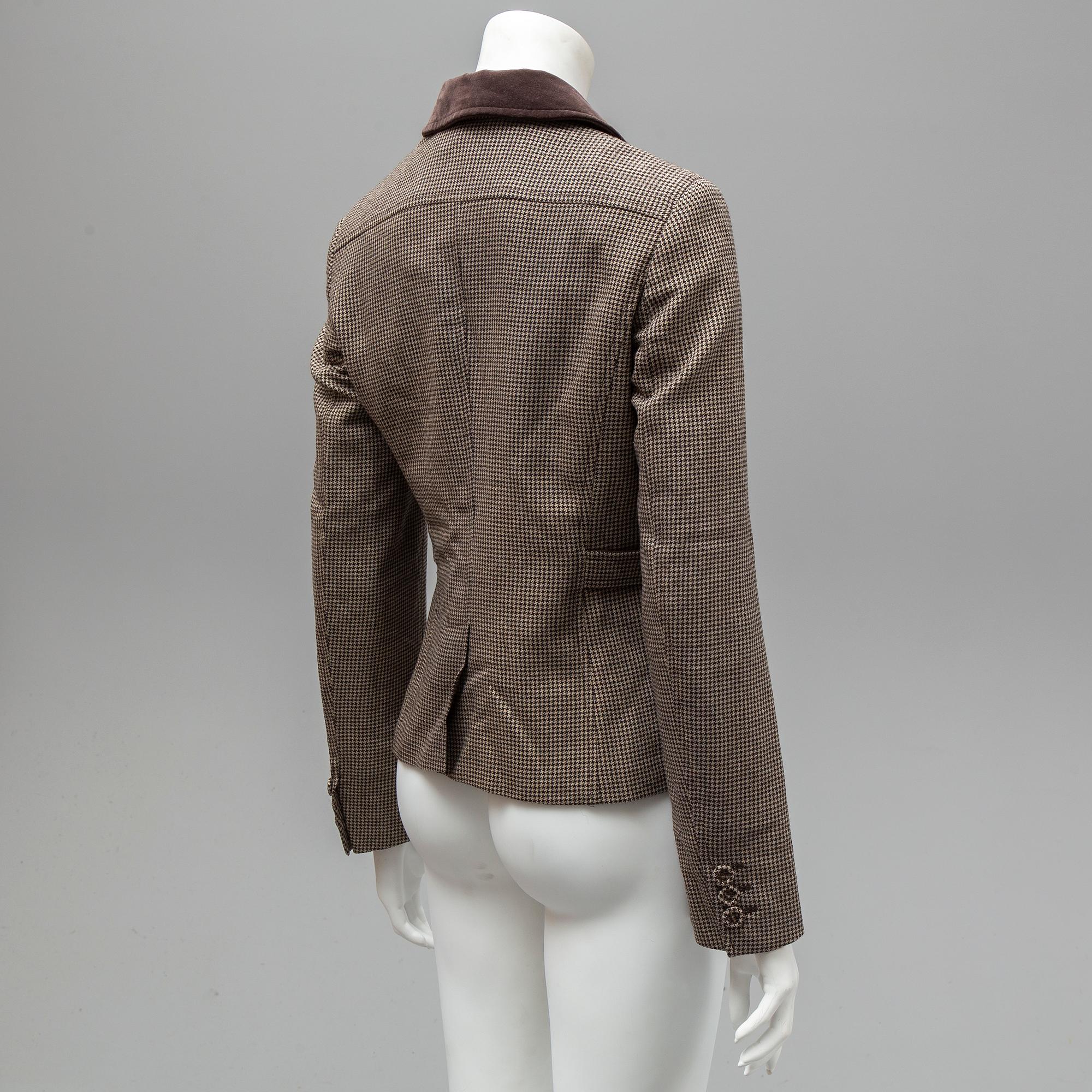 MAX MARA, tweedkavaj, fransk storlek 40.