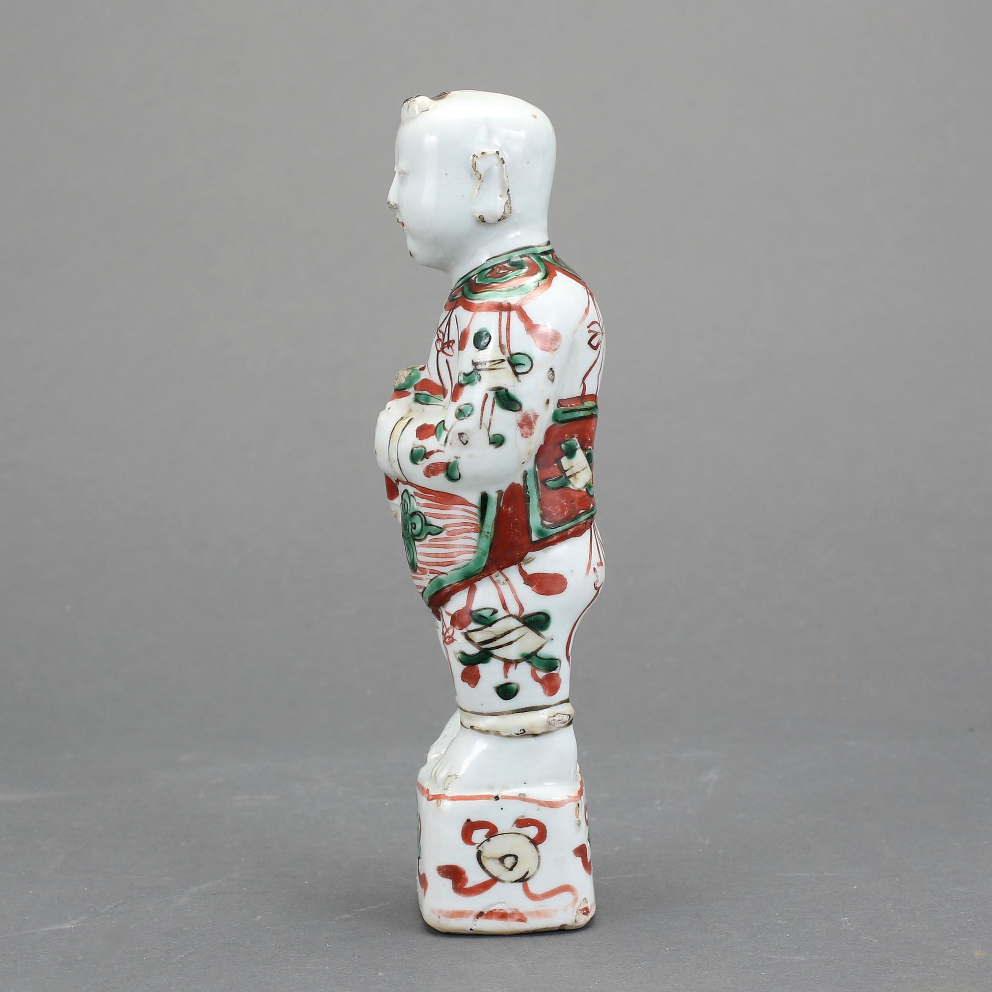 FIGURIN, porslin, Kina 1700-tal.