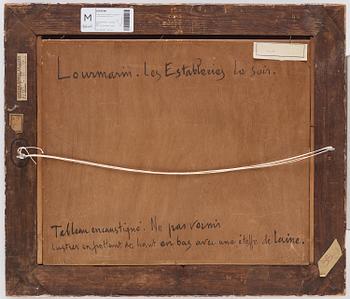 Pierre Paul Girieud, "Lourmarin, Les estableries le soir".