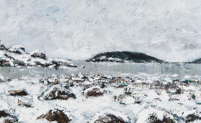 Helge Dahlman, Winter Landscape.