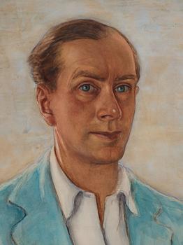 Nils von Dardel, Självporträtt.