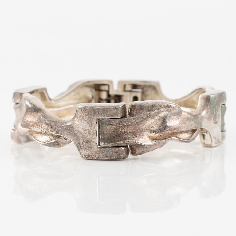 Lapponia, ett armband, en ring och ett par örhängen, sterlingsilver.