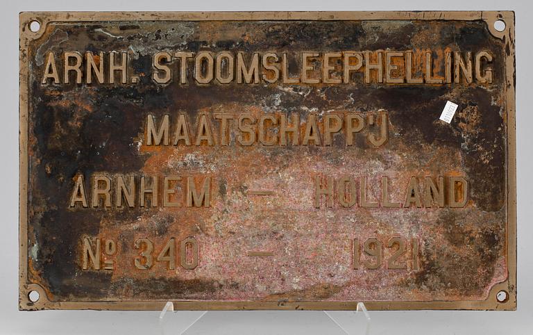 MASKINSKYLTAR, 6 st, mässing, gjutjärn, 1908-1955.