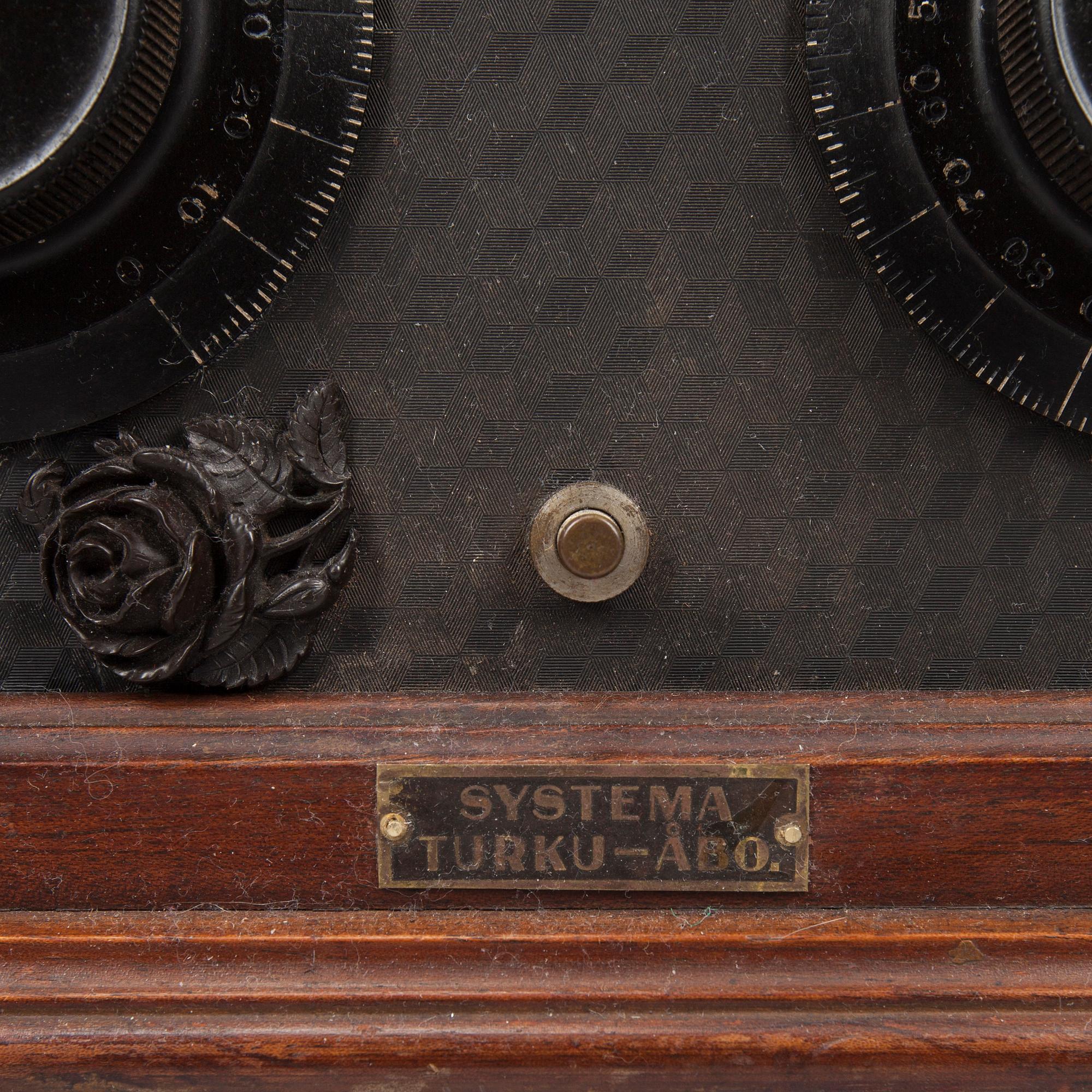 RADIOMOTTAGARE med HORNHÖGTALARE, ATM "Claritone" BBC, 1920/1930-tal.