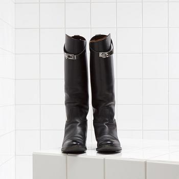 STÖVLAR, Hermès, "Jumping" storlek 37,5.