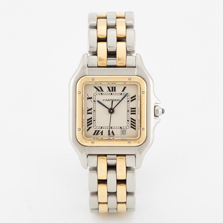 Cartier, Panthère, wristwatch, 26.5 x 26.5 (36) mm.