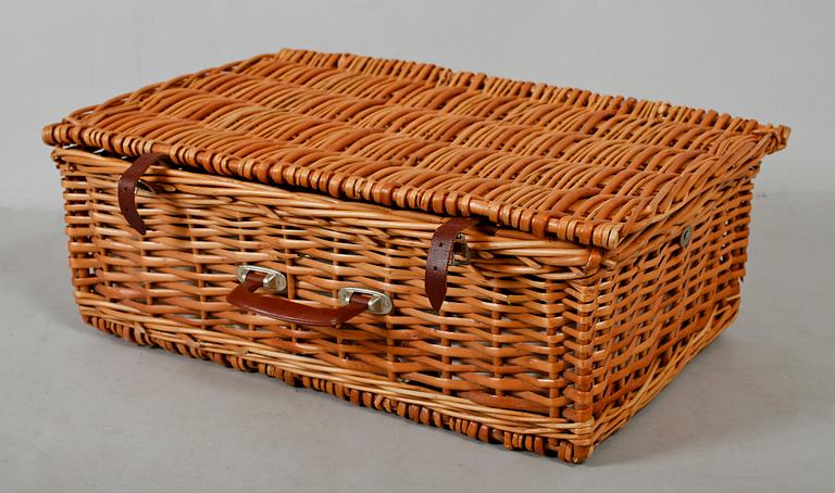 PICKNICKVÄSKA MED TILLBEHÖR, Optima Storrington, England, 1960-/70-tal.