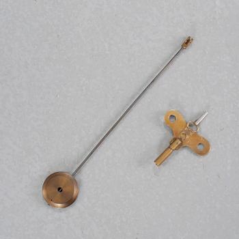 A table clock, clockwork marked "Vr PAILLARD A PARIS, RODIER A PARIS", mid/second half of the 19th century.