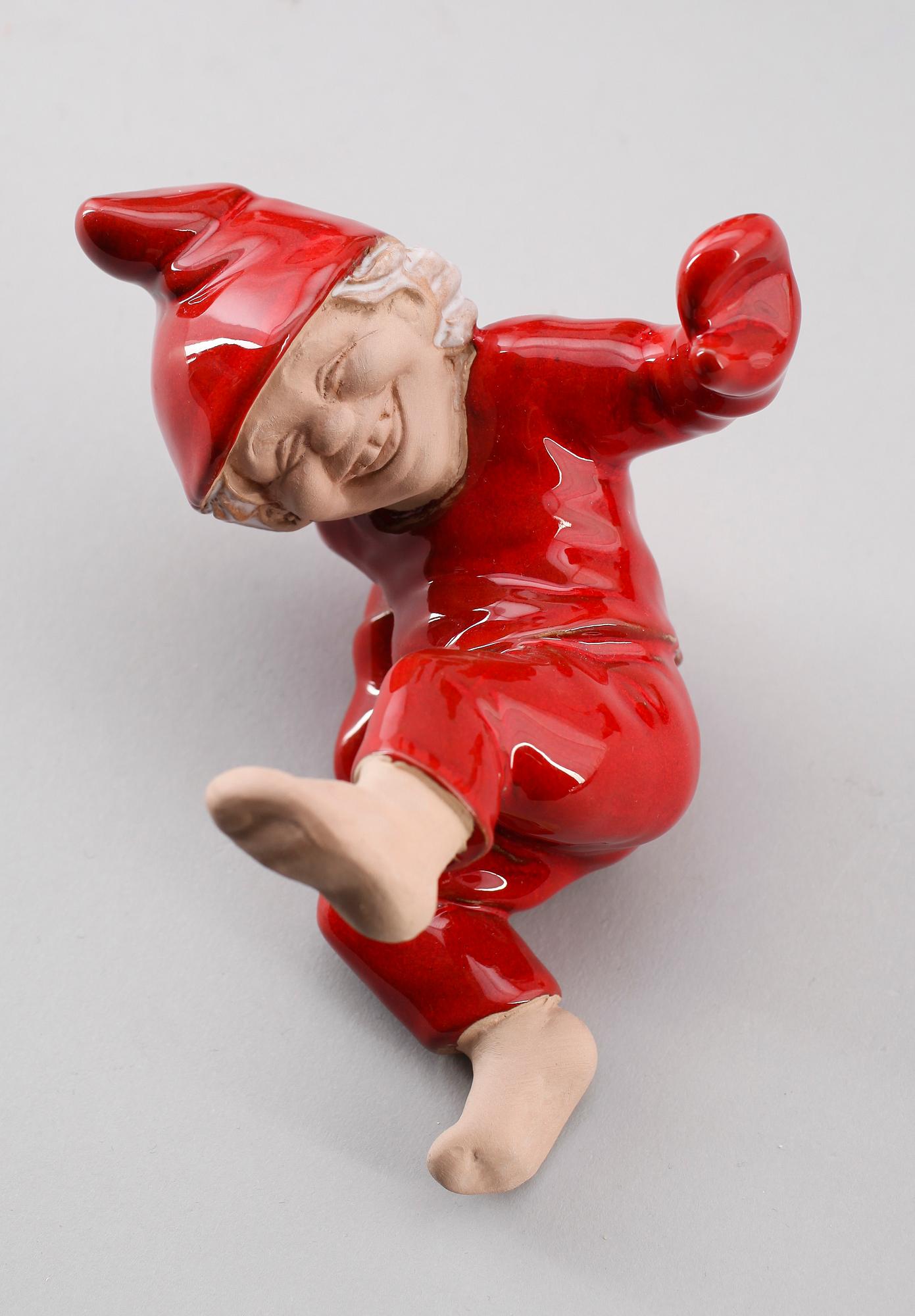 FIGURER, 5 st, porslin, bla Rolf Berg, 1900-talets andra hälft.