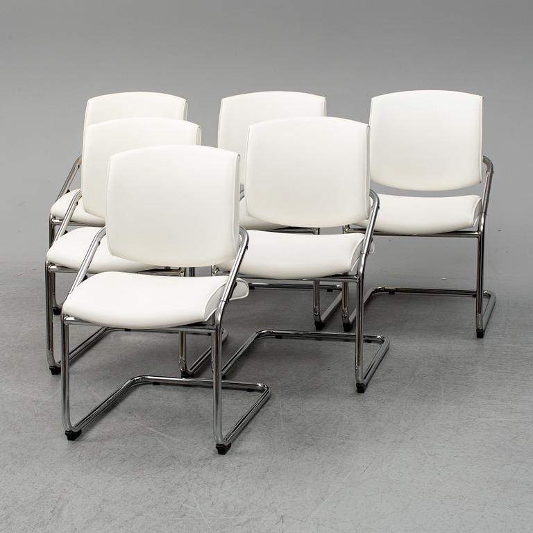 Six chairs by Now by Hulsta.