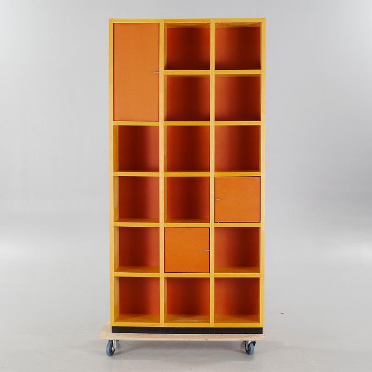 A "Kubik" bookshelf by Johan Hellström for Källemo, late 20th century.