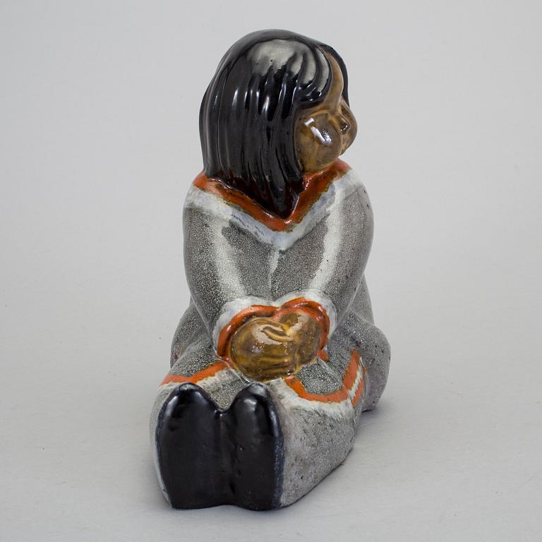 FIGUR, keramik, Vicke Lindstrand, Upsala-Ekeby, 1900-talets andra hälft.