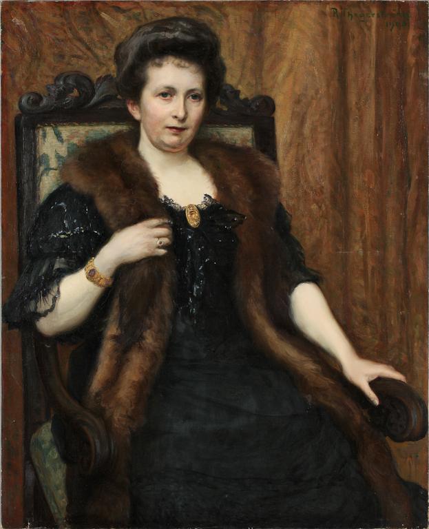 ROBERT THEGERSTRÖM, olja på duk, signerad och daterad 1906.