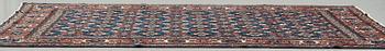A CARPET, a semi-antique/old Veramin, ca 353 x 213,5-215,5 cm.
