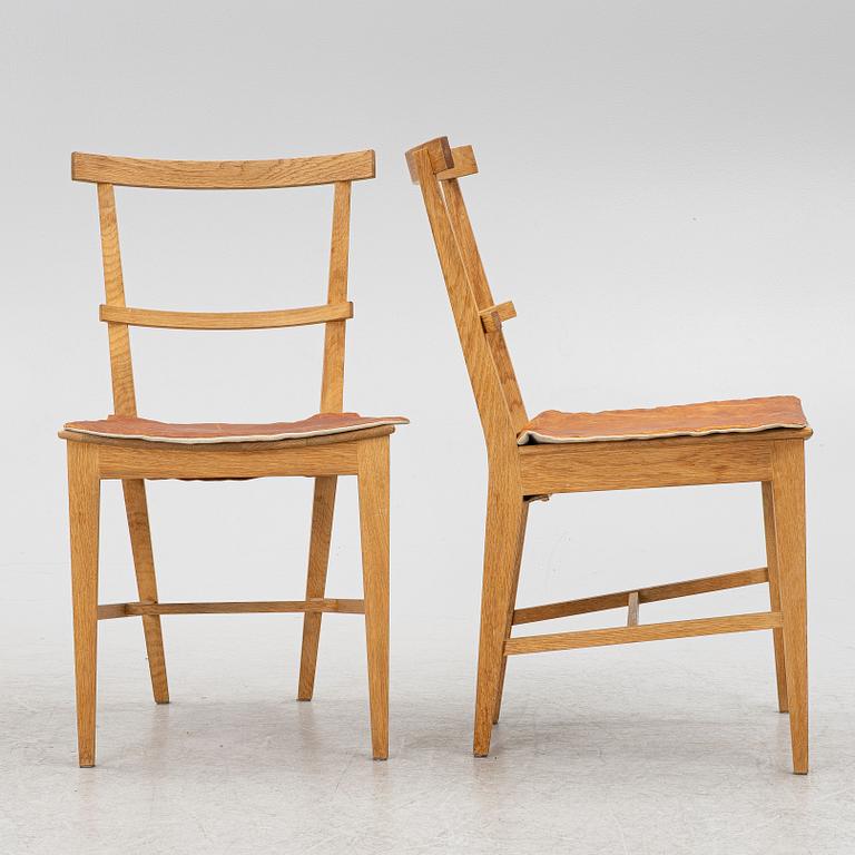 Nirvan Richter, a set of four chairs, Norrgavel.