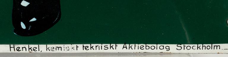 A 'Persil till all slags tvätt' advertising sign, 1920's/30's.