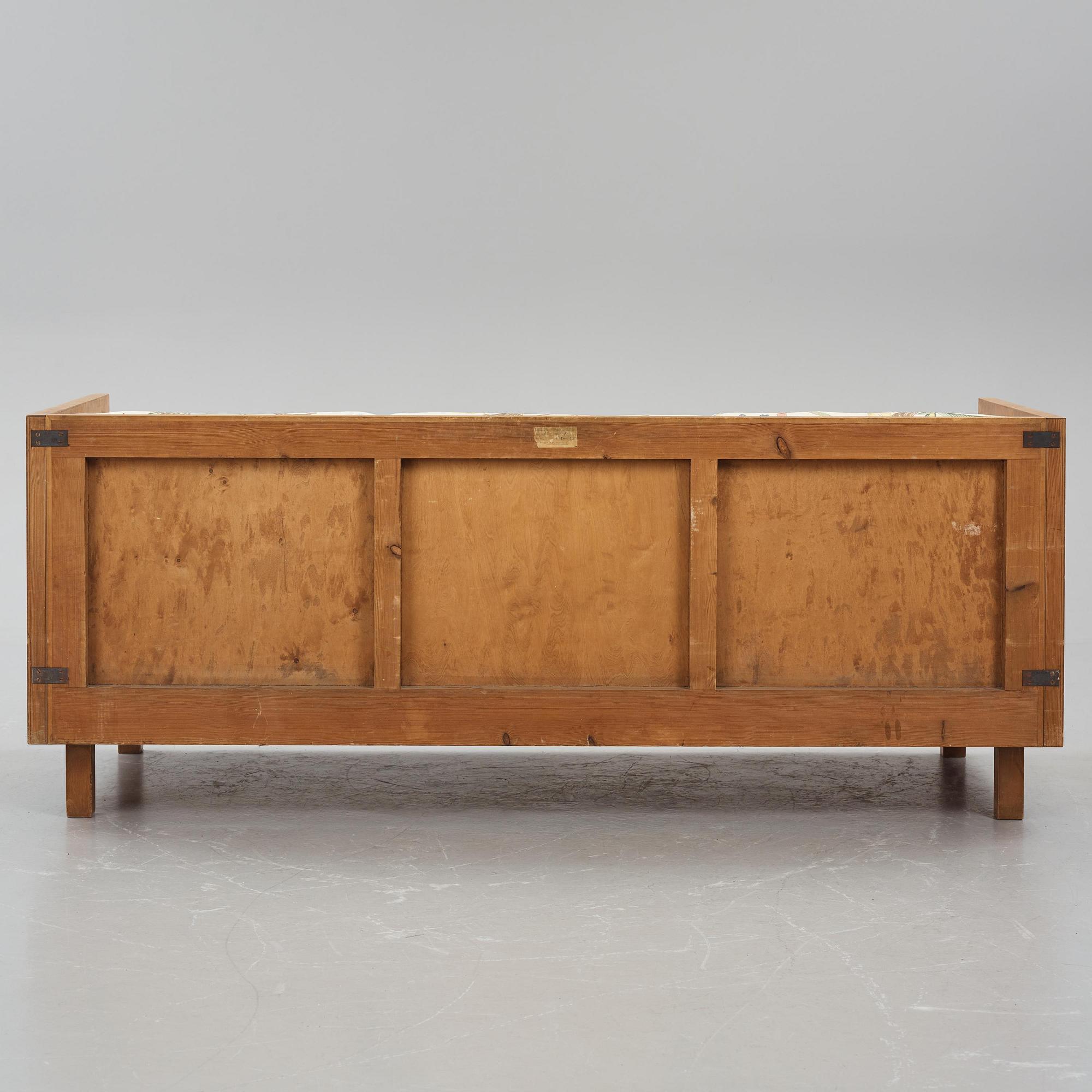 Osvald Almqvist, soffa, Svenska Möbelfabrikerna, Bodafors, för Stockholmsutställningen 1930.