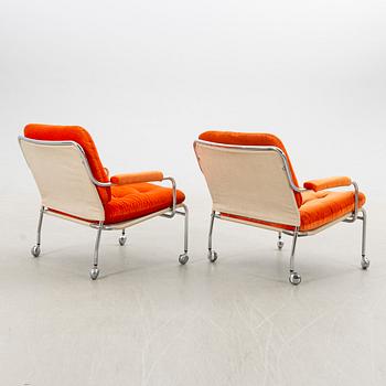 Fåtöljer, ett par, sent 1900-tal.