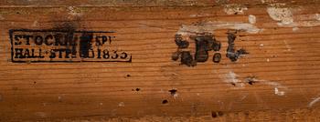 SPEGELLAMPETTER, ett par, Stockholms hallstämpel 1833.