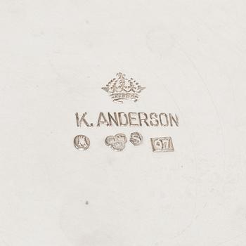 Karl Anderson, Coffee pot, silver, Stockholm 1918.