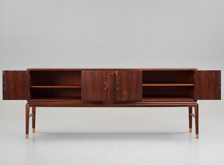 Lysberg, Hansen & Therp, a palisander sideboard, Denmark, 1940-50's.