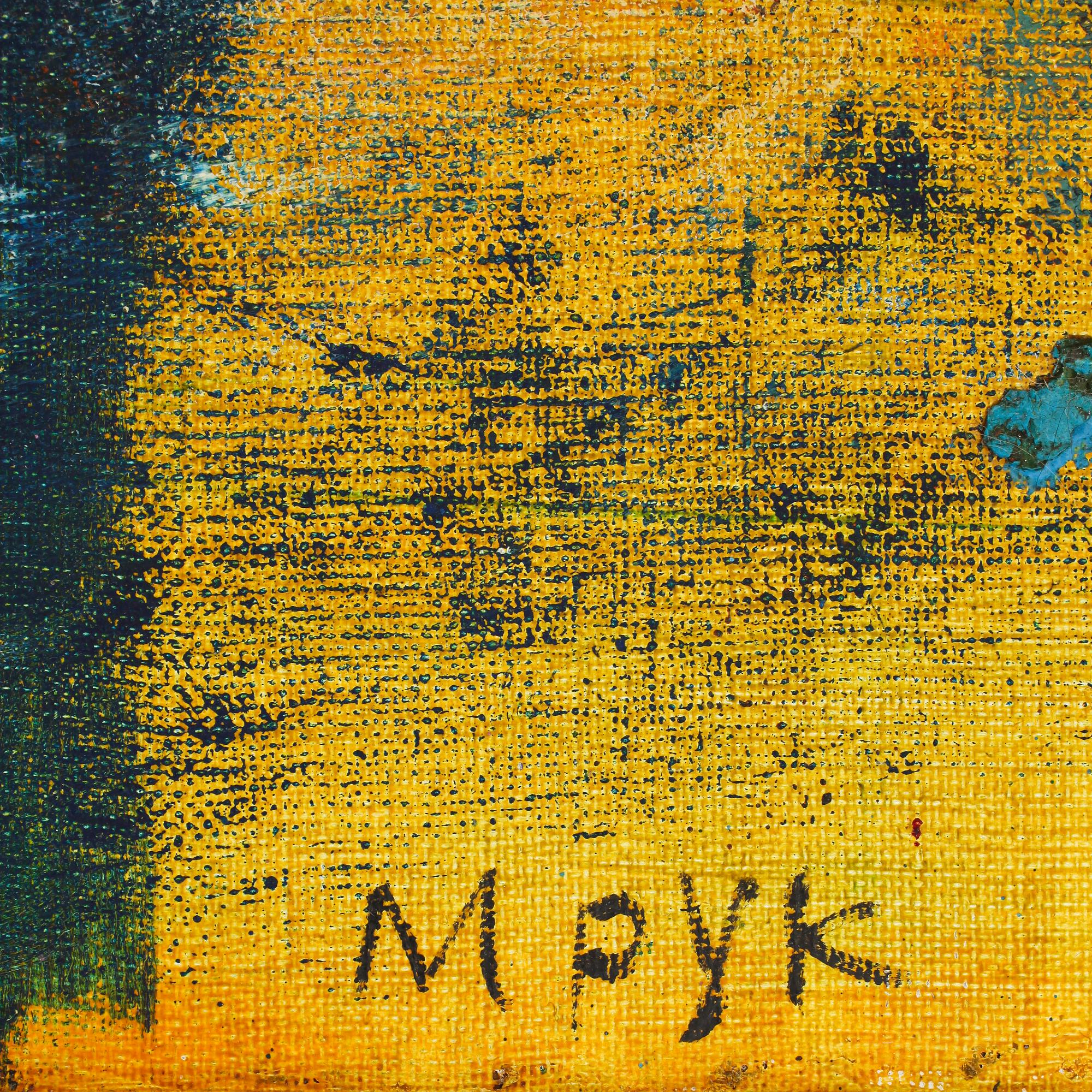 MADELEINE PYK, olja på uppfodrad duk, sign och a tergo dat -70.