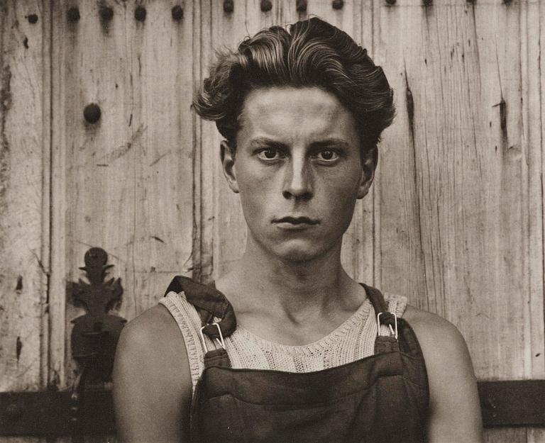 Paul Strand, "Young Boy, Gondeville, Charente, France", 1951.