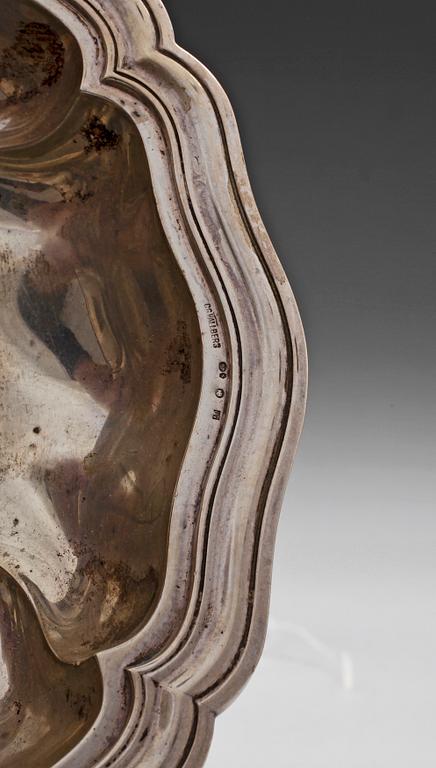 SKÅL, silver, CG Hallberg, Stockholm 1918. Vikt ca 620 gram.