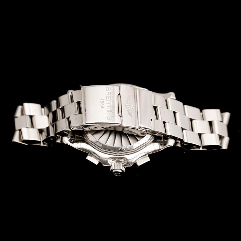 HERRARMBANDSUR, stål, Breitling, Airwolf, Chronometre Certifie.