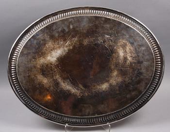 BRICKA, nysilver, Dufva, omkring 1900.
