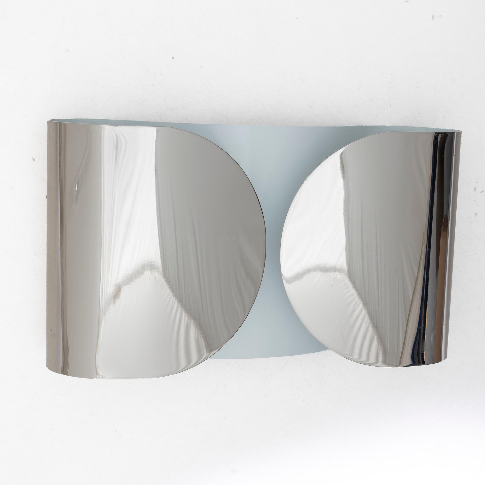Tobia Scarpa, a 'Foglio' wall lamp, Flos.