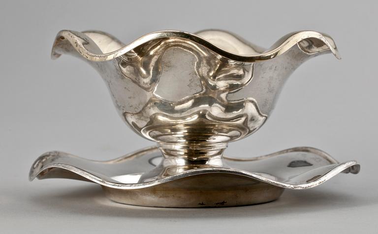 SÅSSKÅL, silver, K G Markströms, Uppsala, 1932, Vikt ca 400 g.