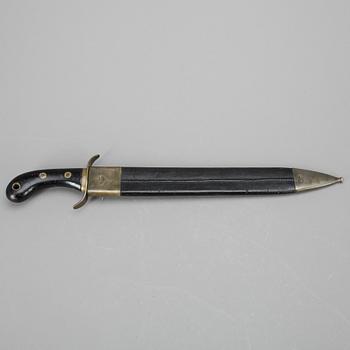 FASKINKNIV samt KINDJAL, 1800/1900-tal.