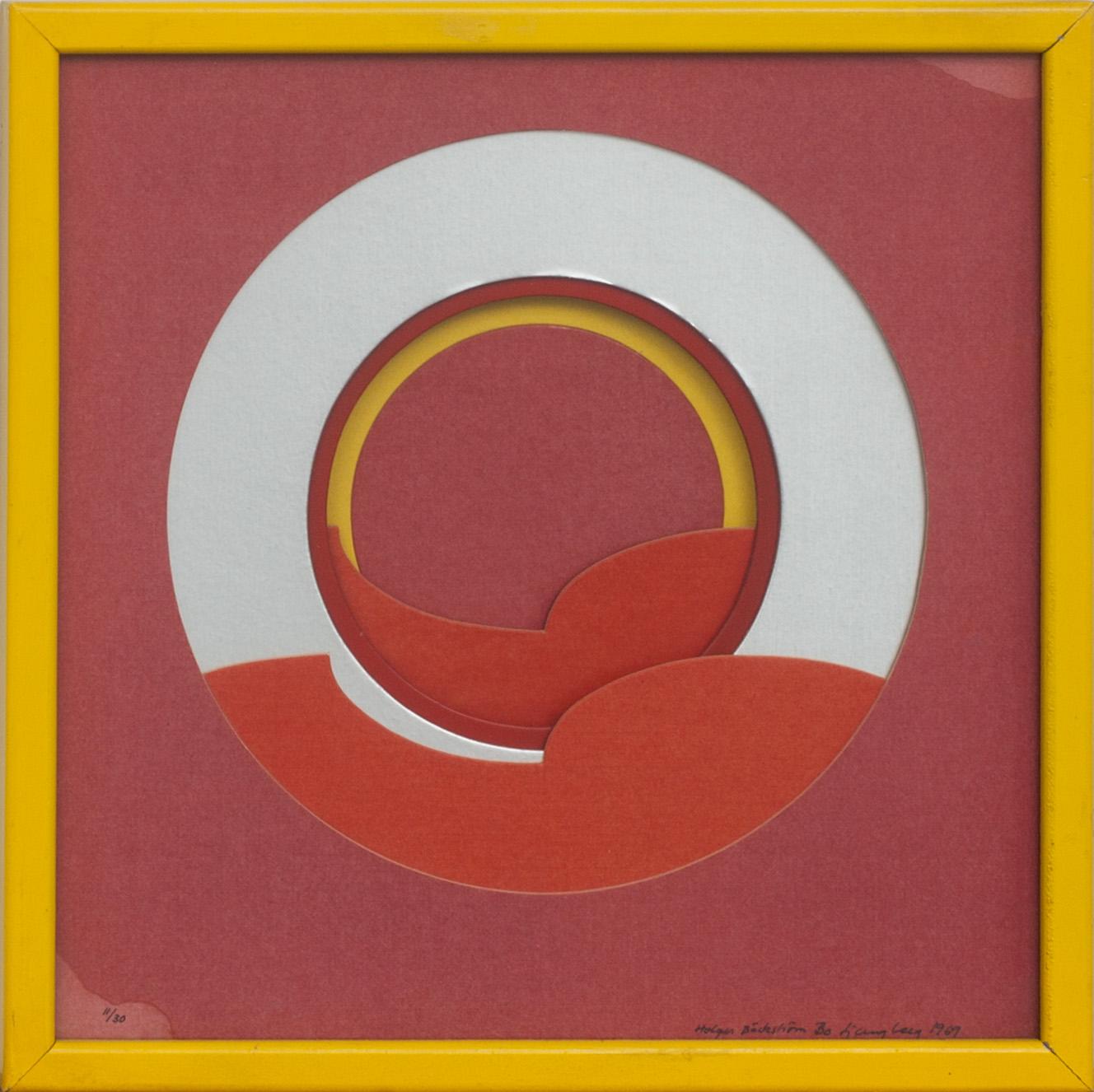 BECK & JUNG (HOLGER BÄCKSTRÖM & BO LJUNGBERG) Multipel, signerad o daterad 1969, numrerad 11/30.