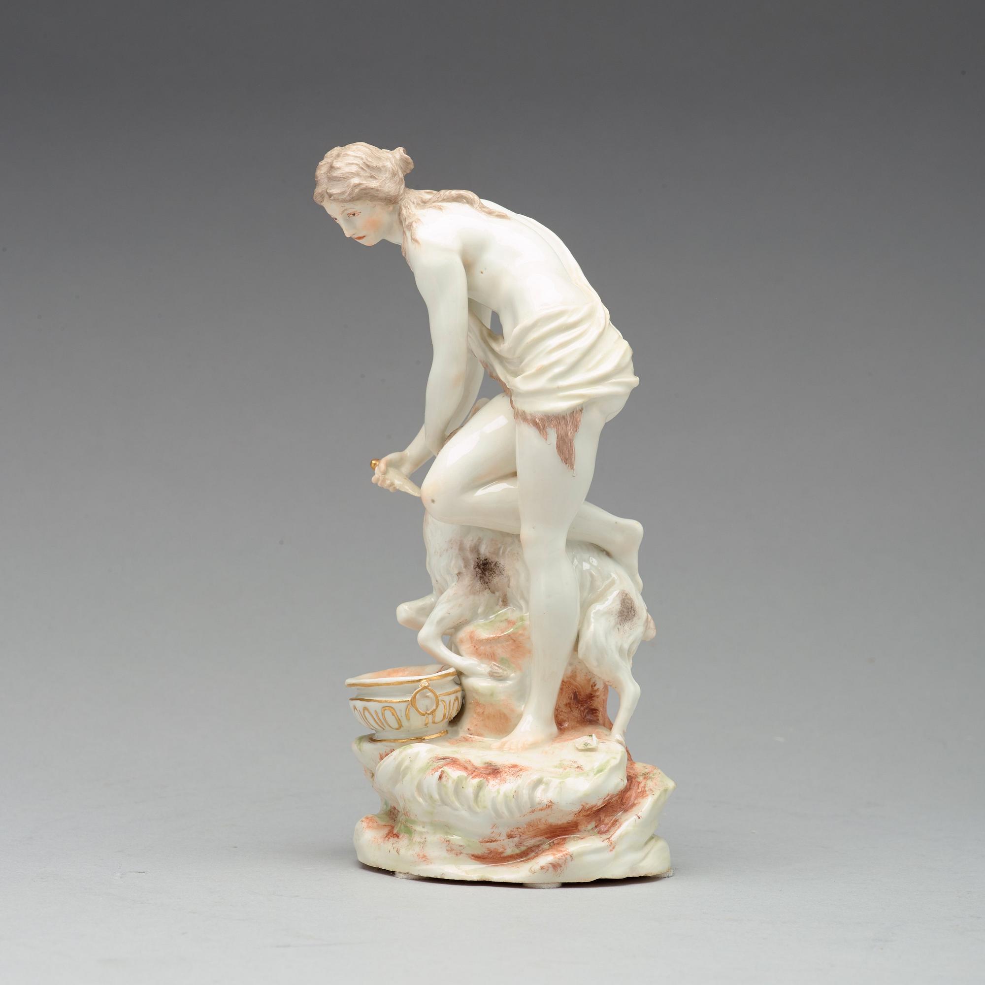 A Ludwigsburg porcelain figure, Germany, 18th Century.