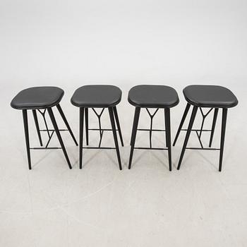 Space Copenhagen bar stools, set of 4 "Spine" by Fredericia, 2020s.