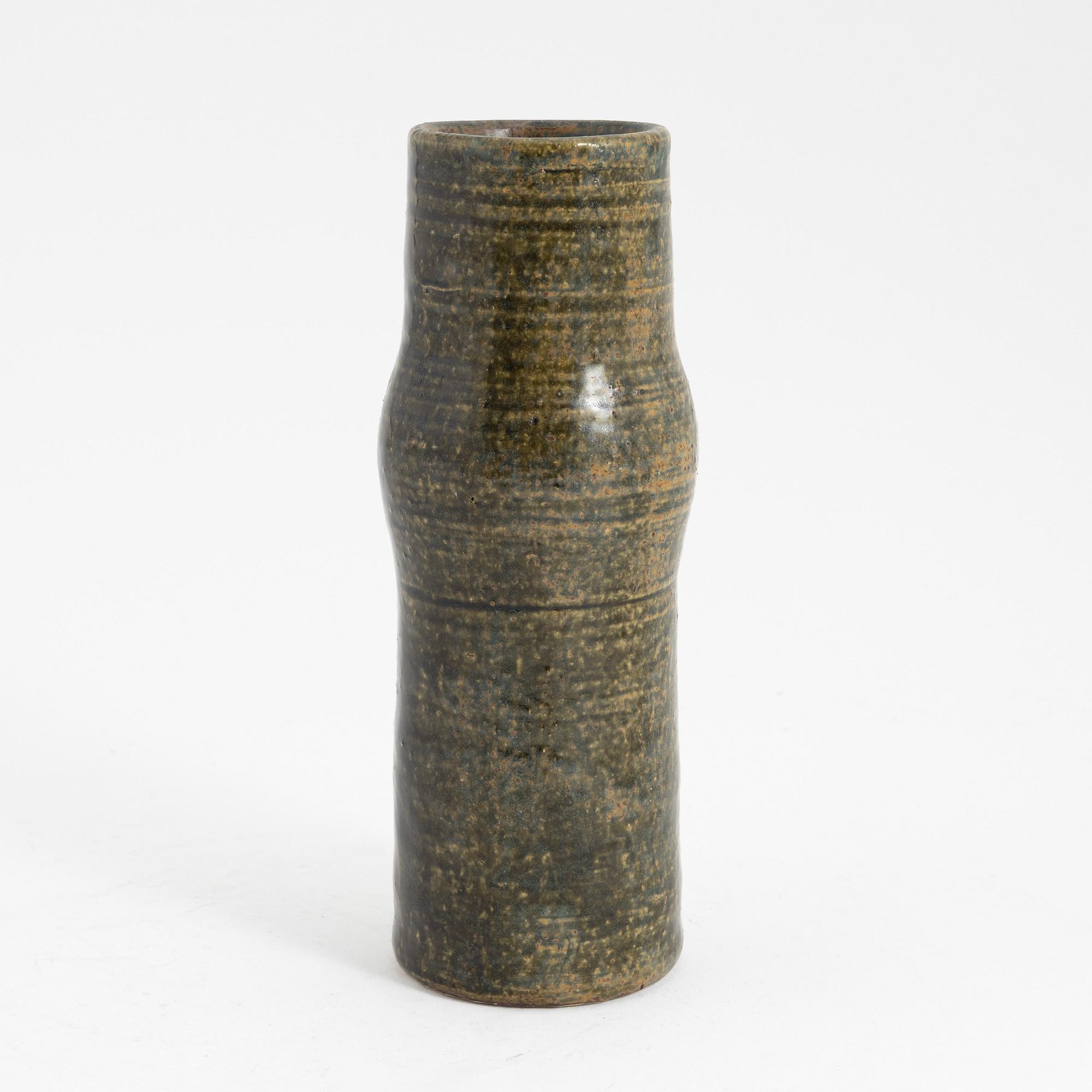 Lisa Larson, a stoneware vase, Gustavsbergs studio, signed.