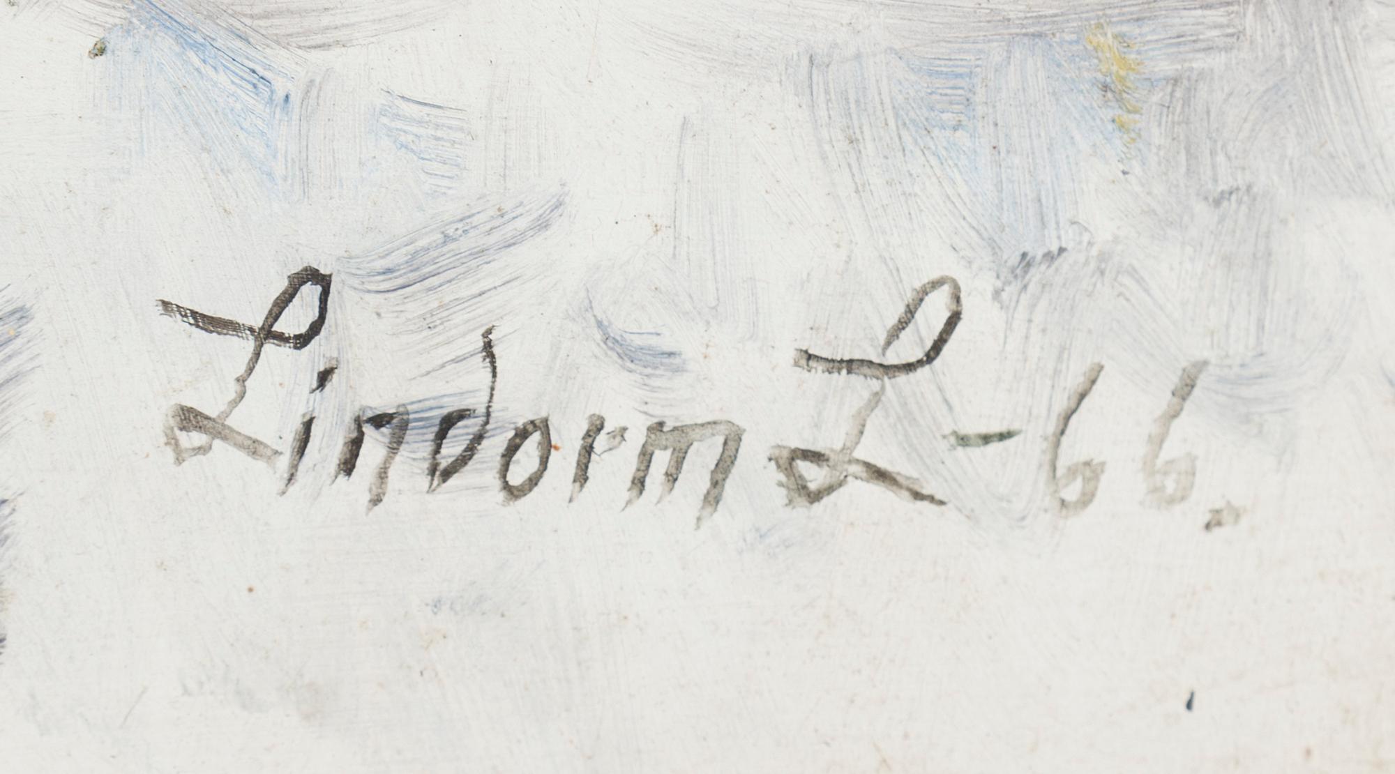 LINDORM LILJEFORS, oil on panel (masonite), signed Lindorm L and dated -66.