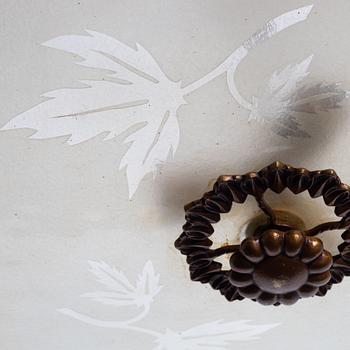 A Swedish Modern ceiling lamp, 1940s.