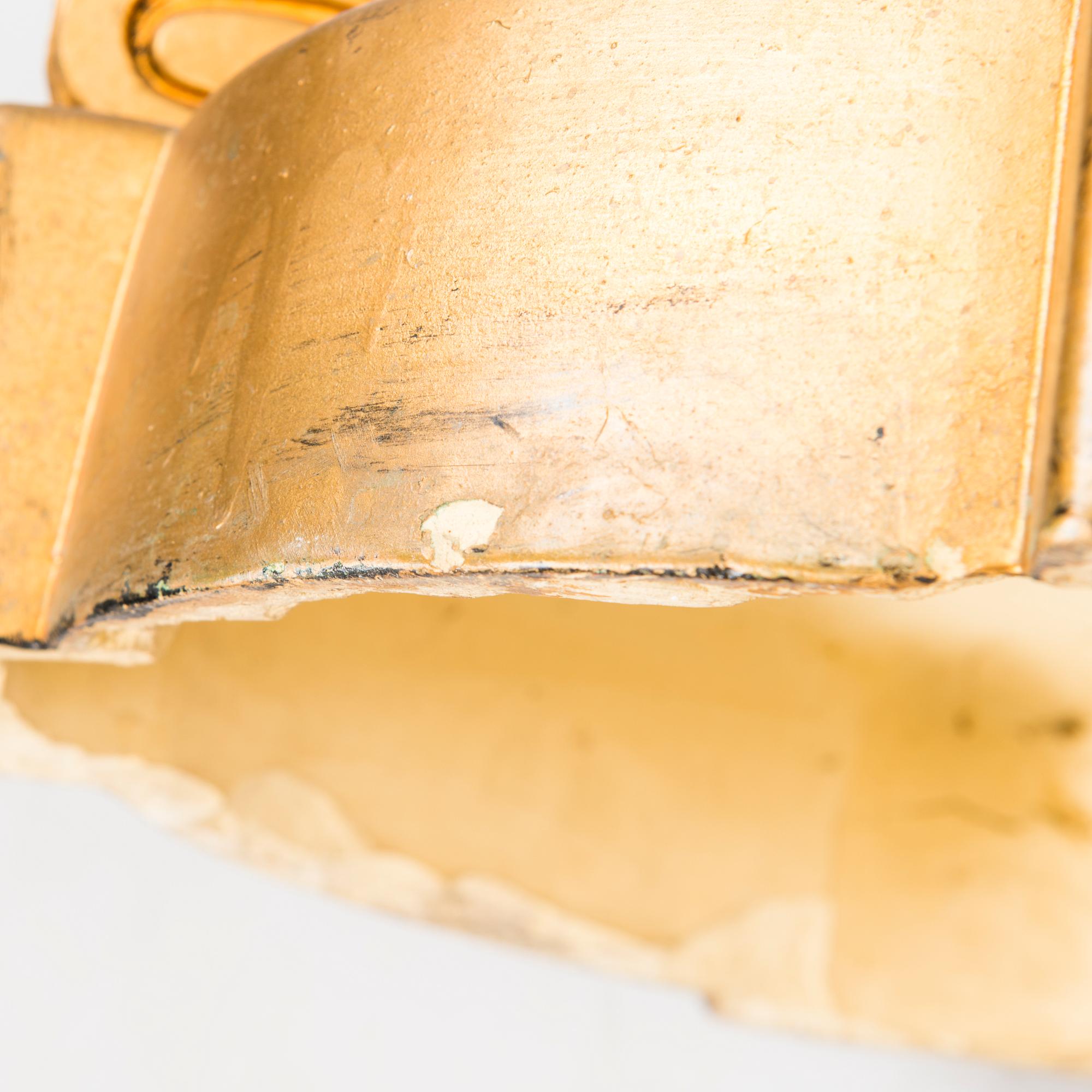 A late 19th Century bronzed ceramic pedestal manufactured by Andstens, Helsinki.