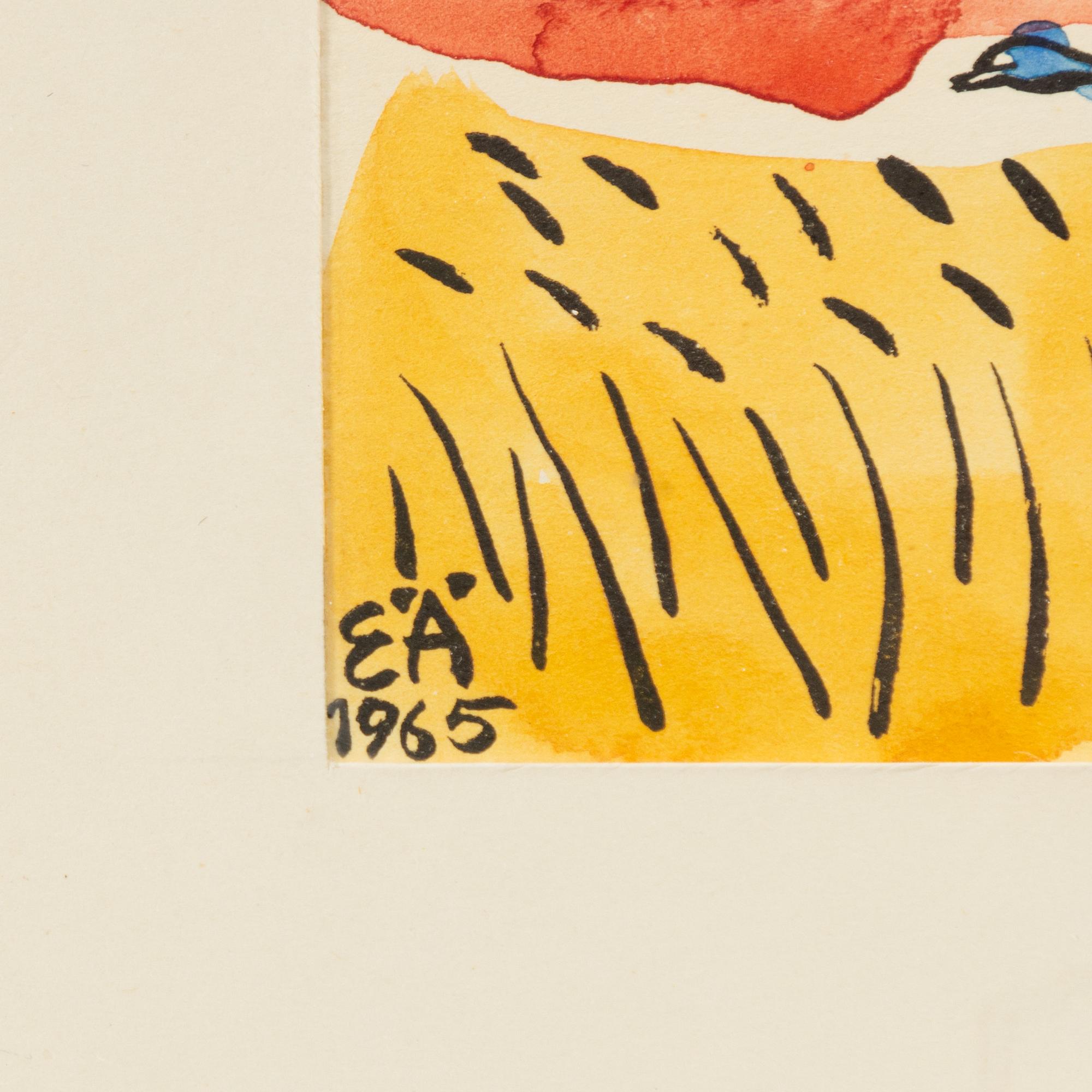 Erling Ärlingsson, "Utterbyn", Flying geese, 3 pcs.