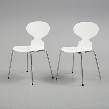 STOLAR, ett par, "Sjuan", Arne Jacobsen, Fritz Hansen, 1998.