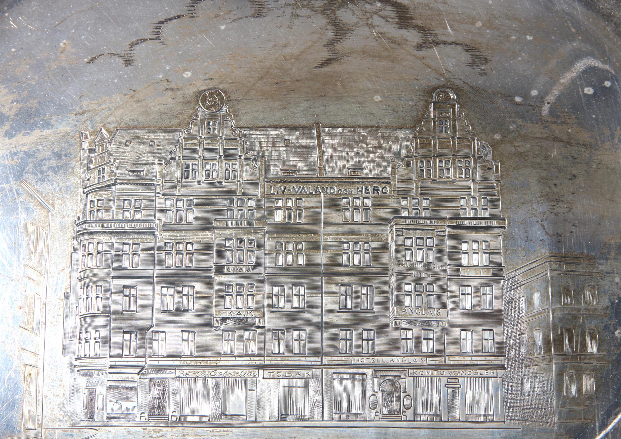 BRICKA, silver, Malmö, 1938.