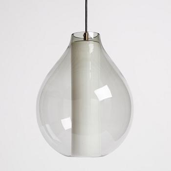 Carl Fagerlund, a "Droppe" ceiling lamp model "RD 1390", Orrefors, 1950s-60s.