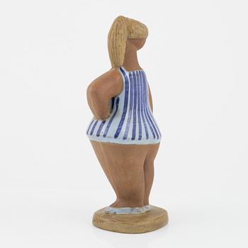 Lisa Larson, a 'Dora' stoneware figurine from the 'ABC'-series, Gustavsberg.