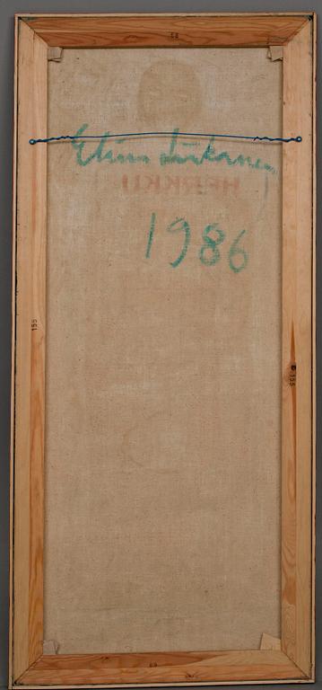 ELINA LIIKANEN, akryl på duk, a tergo signerad och daterad 1986.